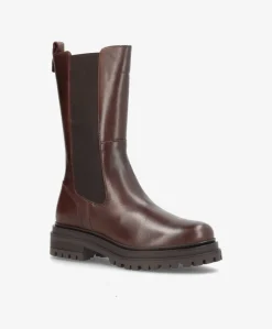 VISTACIA - Støvle Dame - Mørkebrun læder