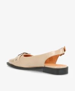WANT - Slingback - Nougat lak læder