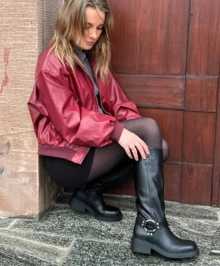 YAS - LQ-137 - støvle lang - Sort