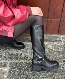 YAS - LQ-137 - støvle lang - Sort